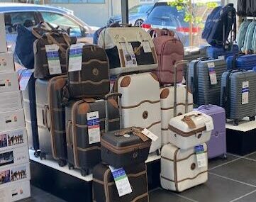 Departures - suitcases